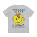 Printify T-Shirt Heather Grey / 2XS Thing and Smile to Life - Streetwear - Joker - Back Design