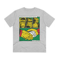 Printify T-Shirt Heather Grey / 2XS Three Monkey Faces - Comic Mafia - Front Design