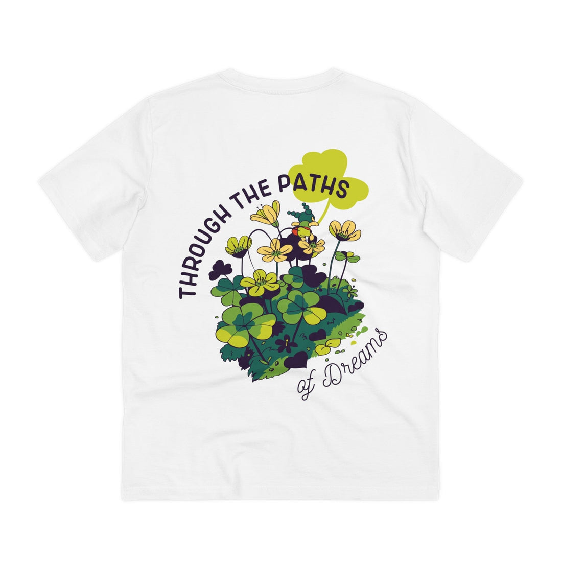 Printify T-Shirt White / 2XS Through the Paths - Little Botanical - Back Design