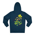 Printify Hoodie French Navy / S Through the Paths - Little Botanical - Hoodie - Back Design