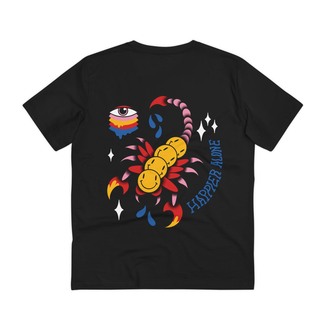 Printify T-Shirt Black / 2XS Trippy Centipede - Trippy Tattoo - Back Design