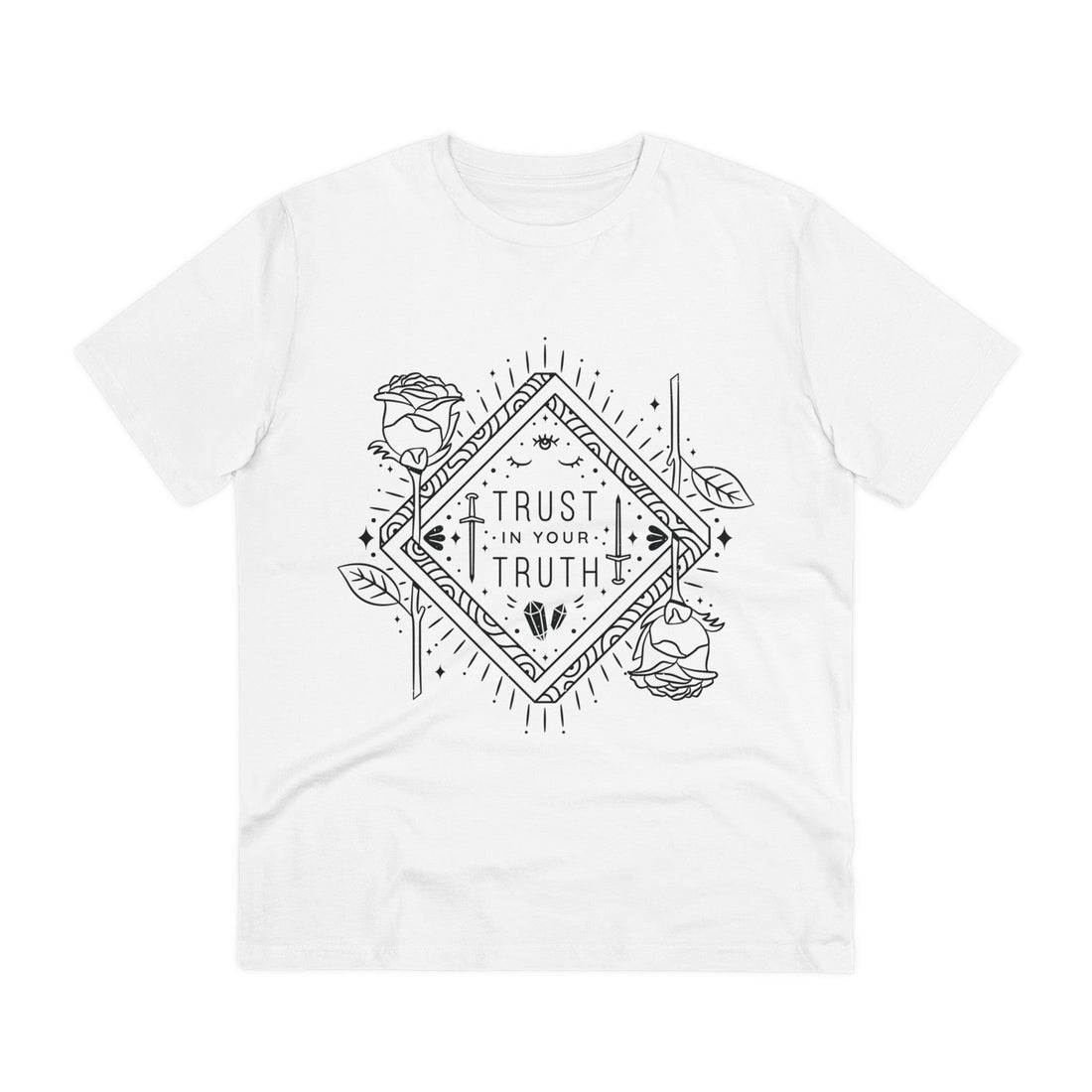 Printify T-Shirt White / 2XS Trust in your Truth - Universe Quotes - Front Design