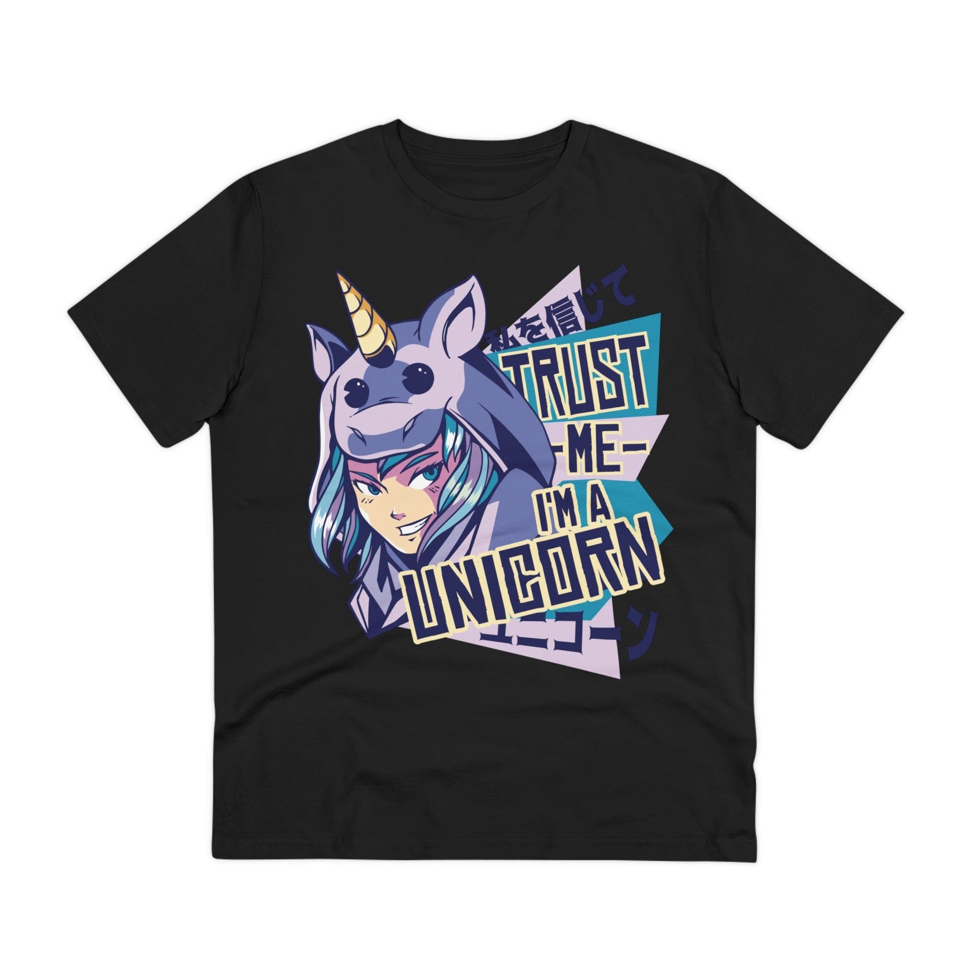 Printify T-Shirt Black / 2XS Trust me I´m a Unicorn - Unicorn World - Front Design
