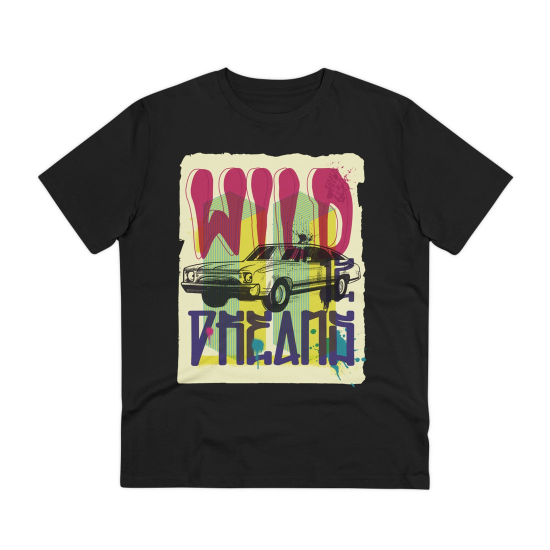 Printify T-Shirt Black / 2XS Tuning Car Wild Dreams - Urban Graffiti - Front Design