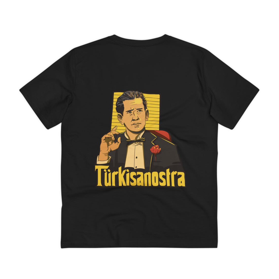 Printify T-Shirt Black / 2XS Türkisanostra - Film Parodie - Back Design
