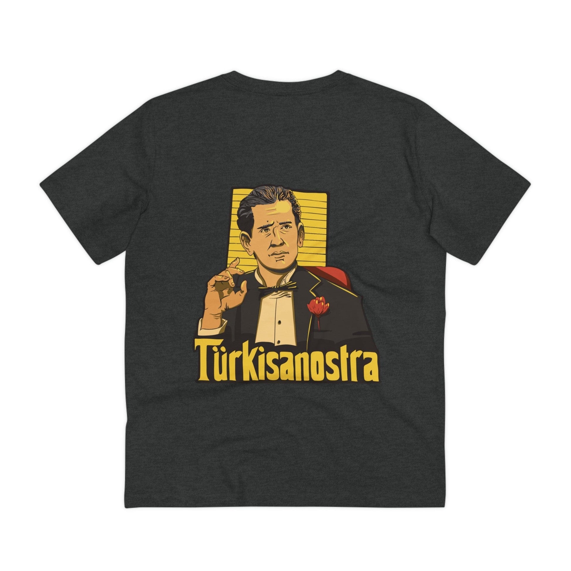 Printify T-Shirt Dark Heather Grey / 2XS Türkisanostra - Film Parodie - Back Design