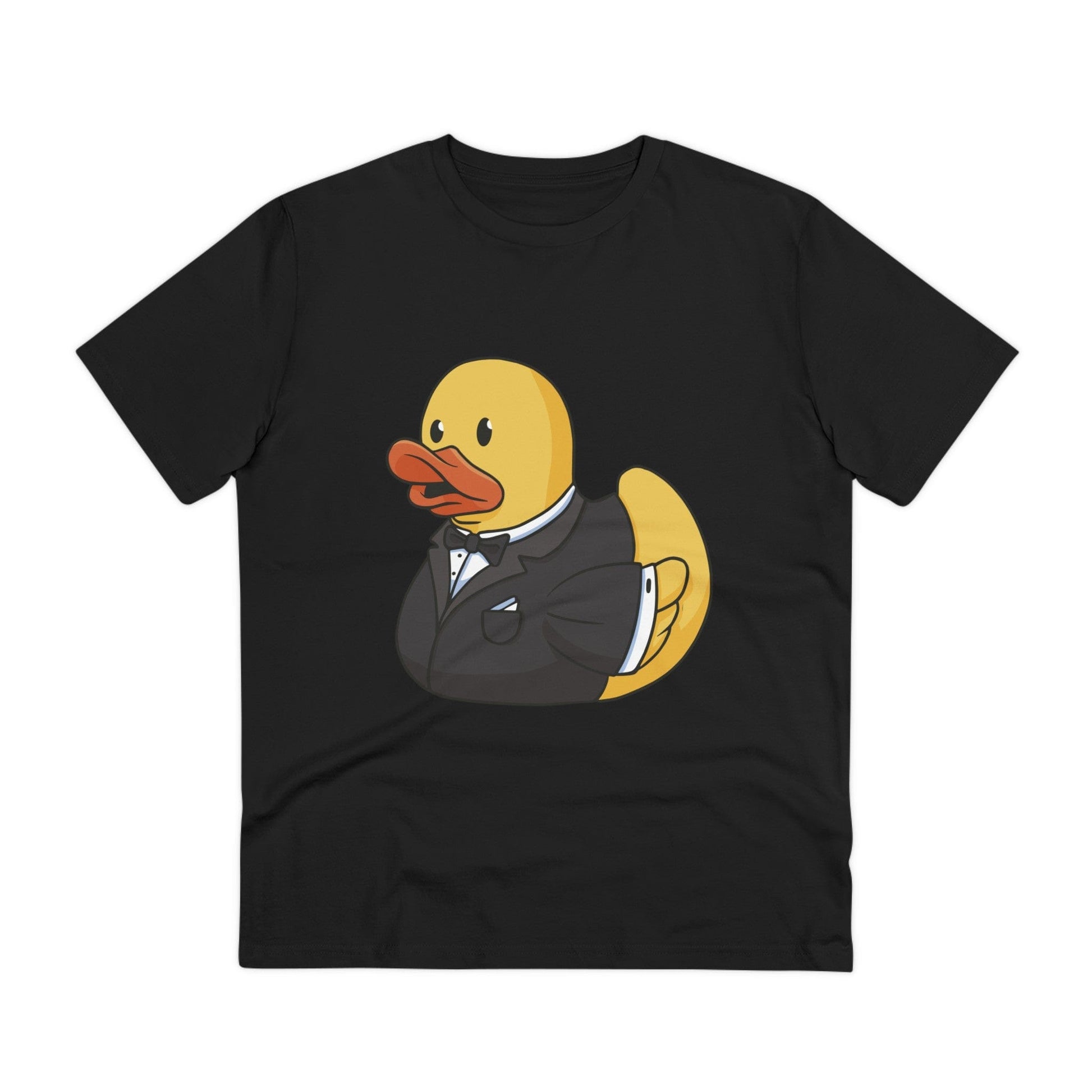 Printify T-Shirt Black / 2XS Tuxedo - Rubber Duck - Front Design