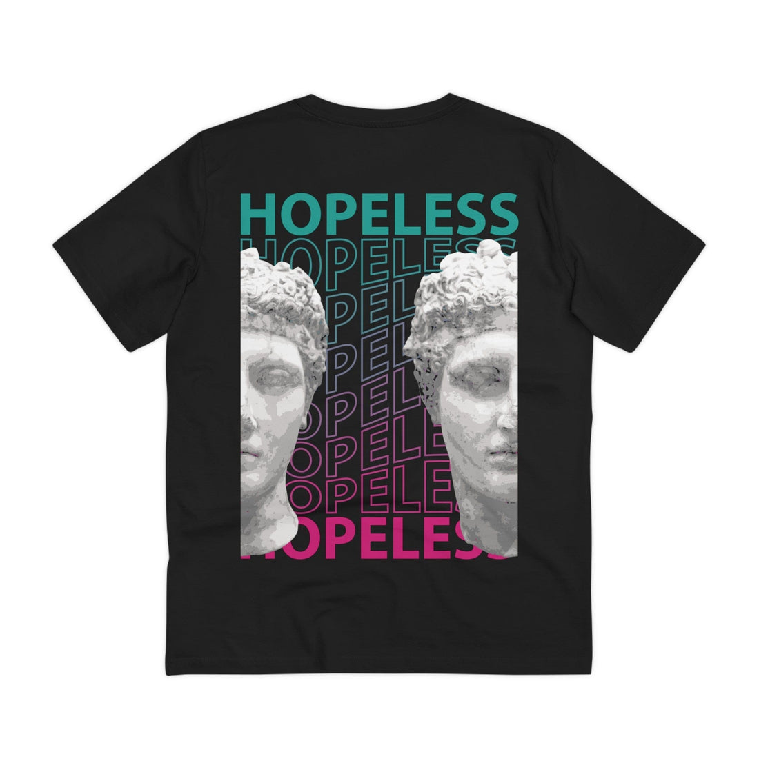 Printify T-Shirt Black / 2XS Two Heads Hopeless - Streetwear - Gods Way - Back Design