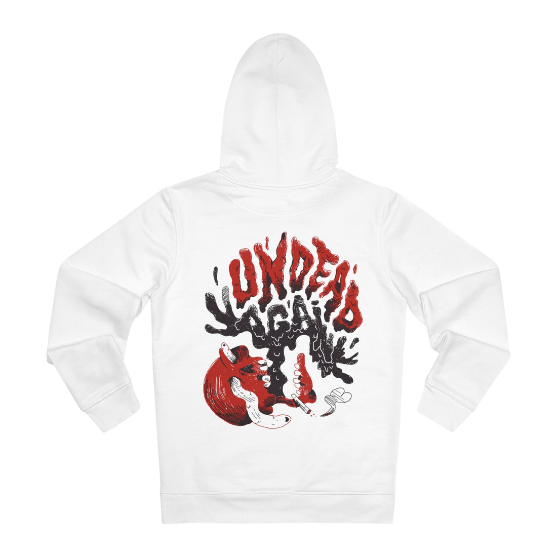 Printify Hoodie White / S Undead Again - Afterlife Characters Funny - Hoodie - Back Design