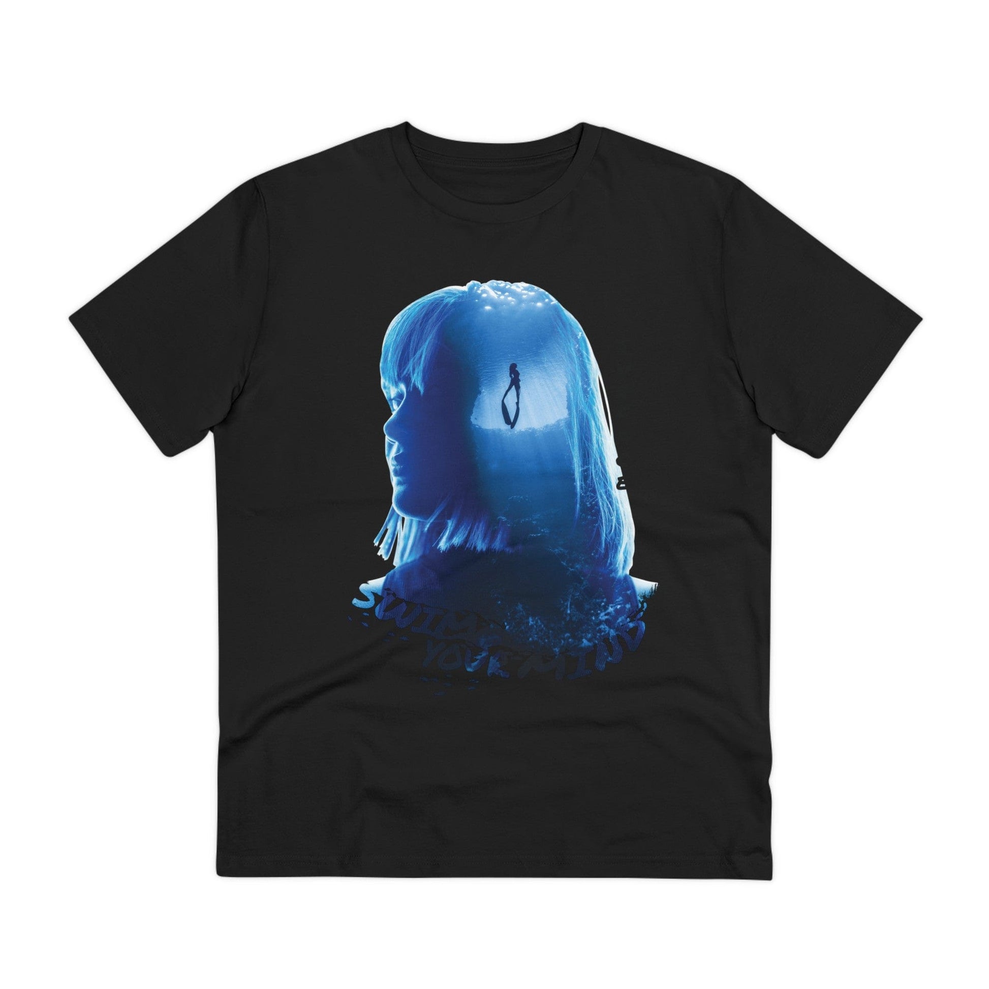 Printify T-Shirt Black / 2XS Underwater swim your mind - Exposure Streetwear - Front Design
