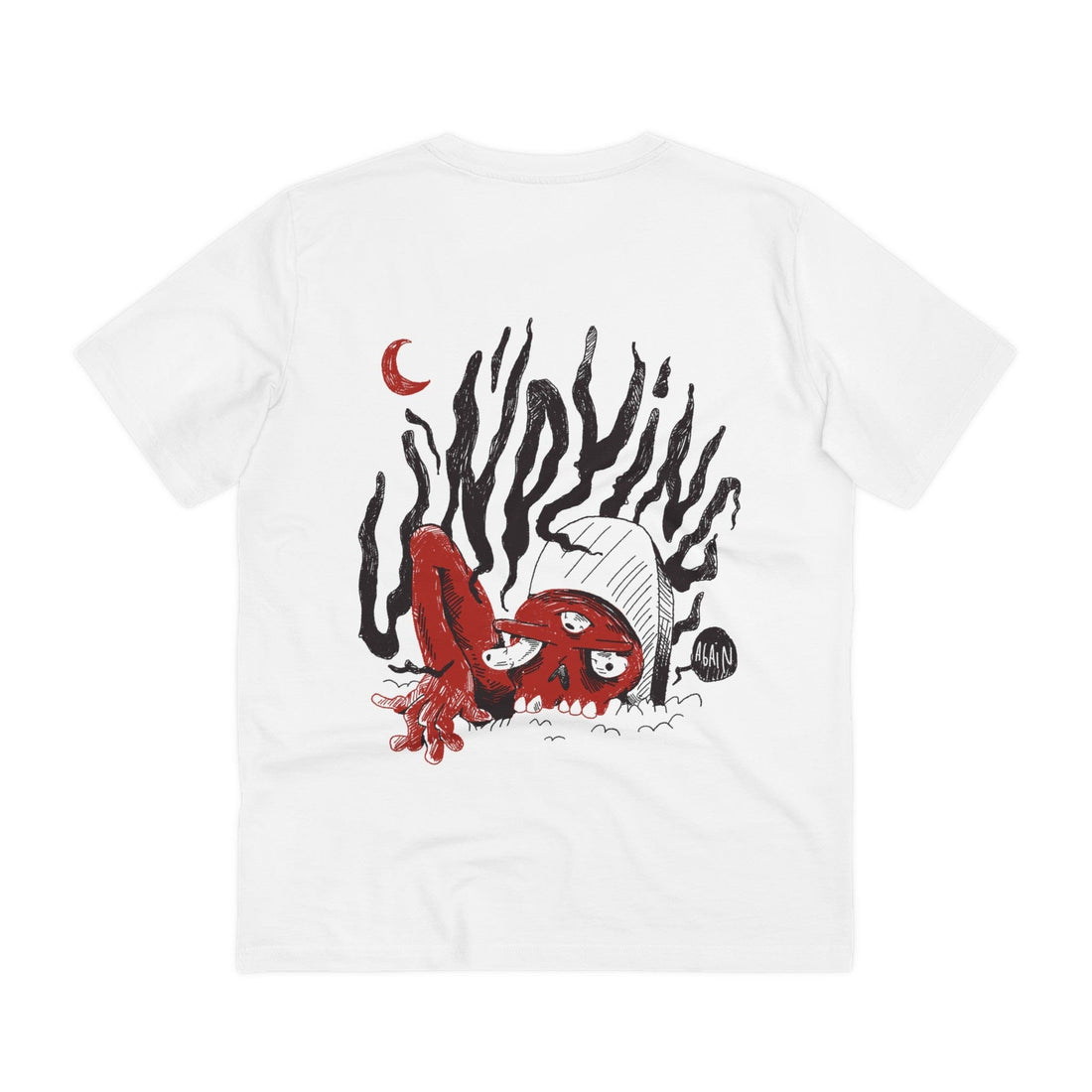 Printify T-Shirt White / 2XS Undying - Afterlife Characters Funny - Back Design