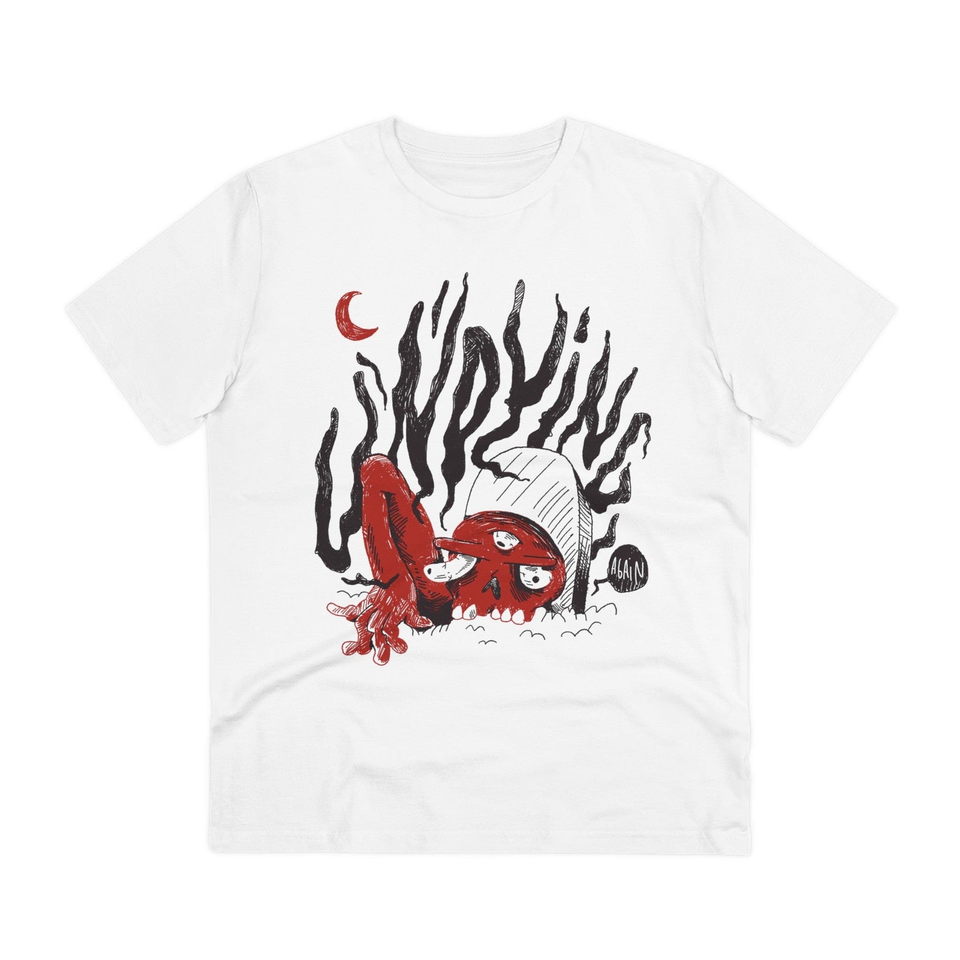 Printify T-Shirt White / 2XS Undying - Afterlife Characters Funny - Front Design