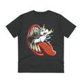Printify T-Shirt Dark Heather Grey / 2XS Unicorn Eater - Unicorn World - Front Design
