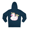 Printify Hoodie French Navy / S Unicorn - Rubber Duck - Hoodie - Back Design