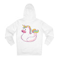 Printify Hoodie White / S Unicorn - Rubber Duck - Hoodie - Back Design