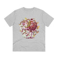 Printify T-Shirt Unicorn Santa Alien Squatch Party - Unicorn World - Back Design