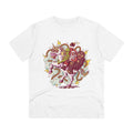 Printify T-Shirt Unicorn Santa Alien Squatch Party - Unicorn World - Back Design