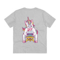 Printify T-Shirt Heather Grey / 2XS Unicorn Santa Alien Squatch Party - Unicorn World - Back Design