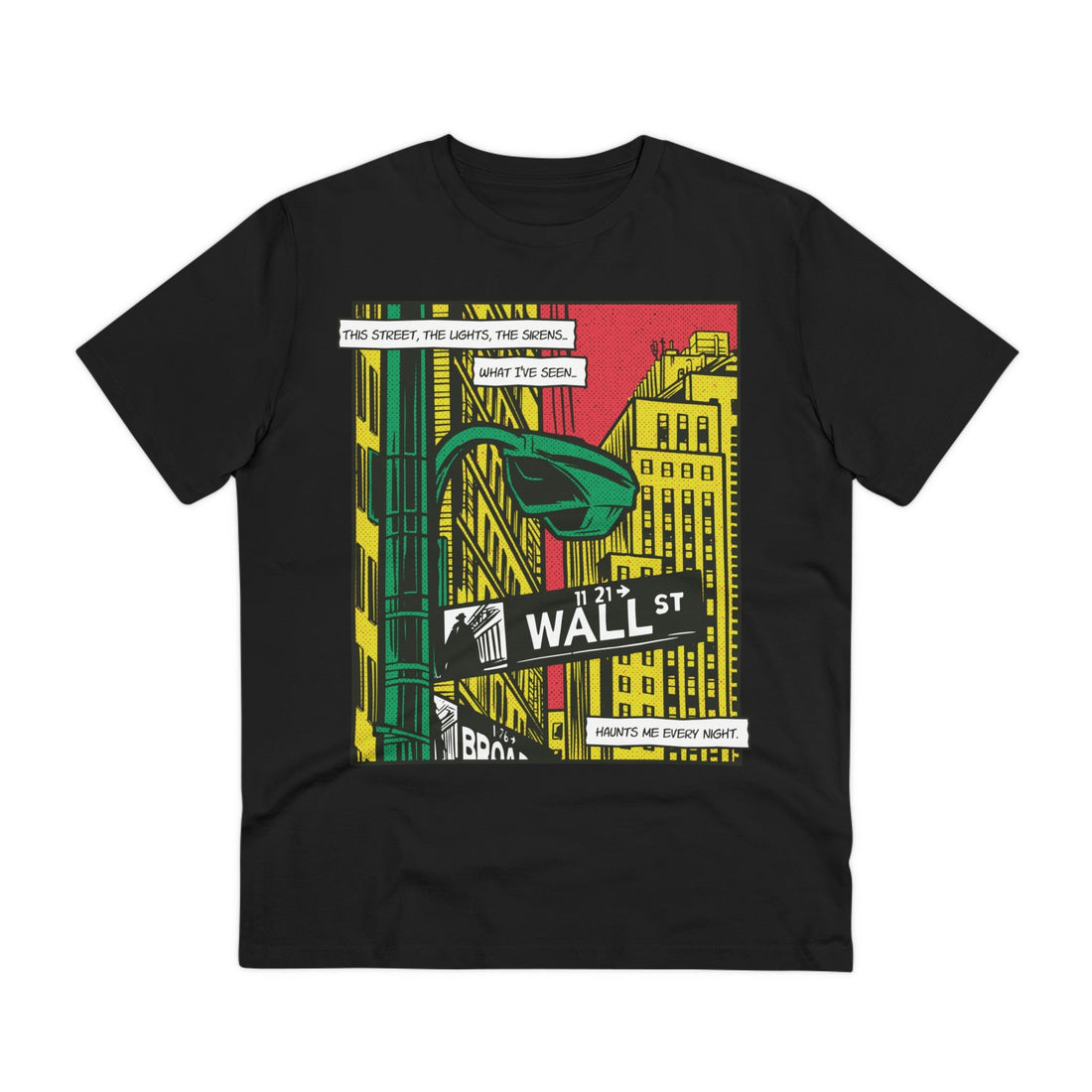 Printify T-Shirt Black / 2XS Urban City - Comic Mafia - Front Design