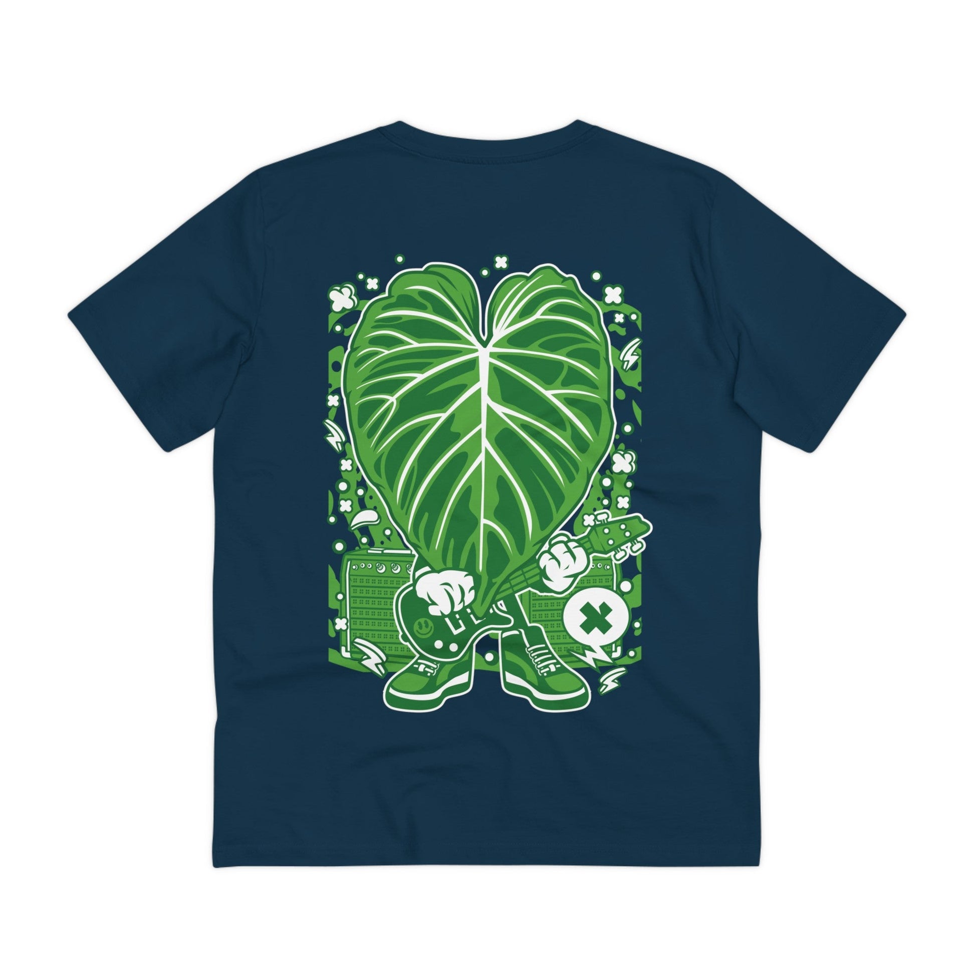 Printify T-Shirt French Navy / 2XS Verucosum - Cartoon Plants - Back Design