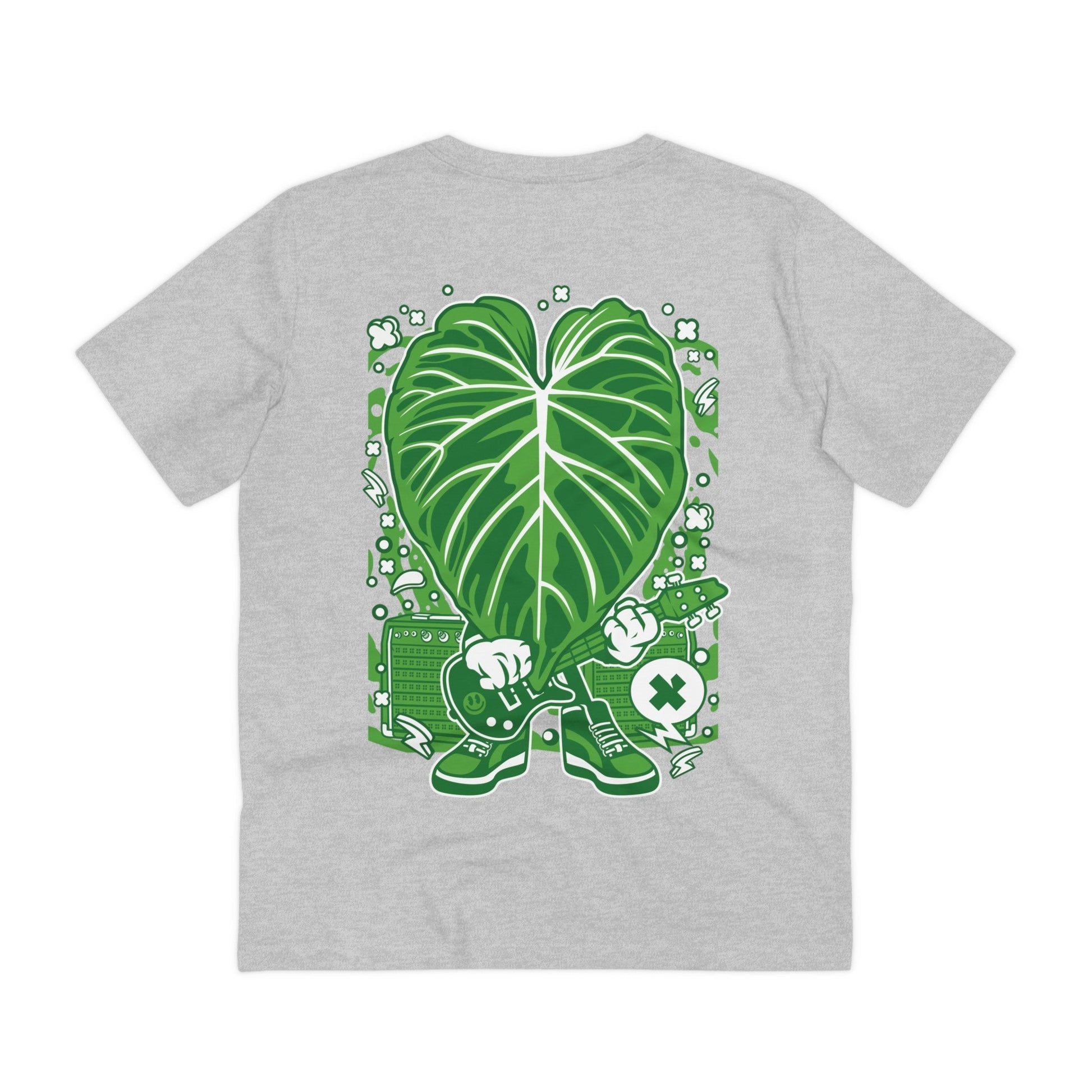 Printify T-Shirt Heather Grey / 2XS Verucosum - Cartoon Plants - Back Design