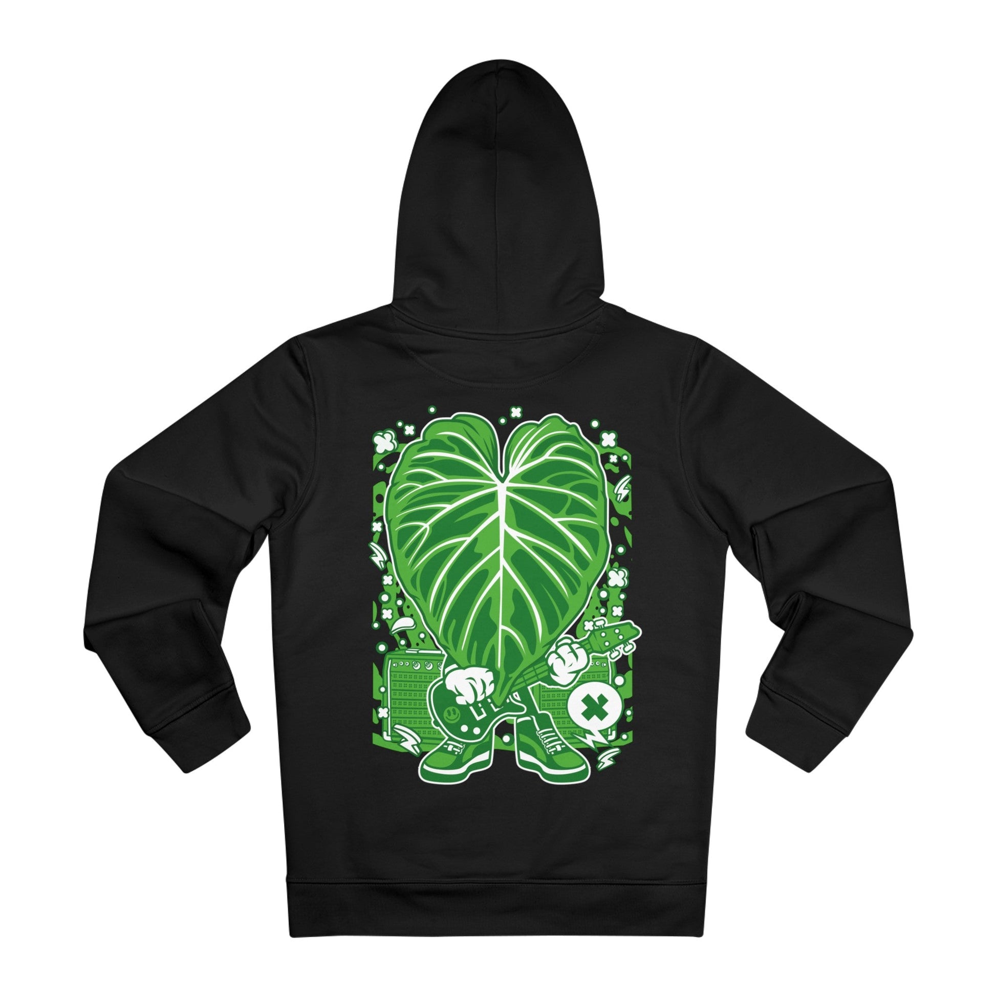 Printify Hoodie Black / 2XL Verucosum - Cartoon Plants - Hoodie - Back Design