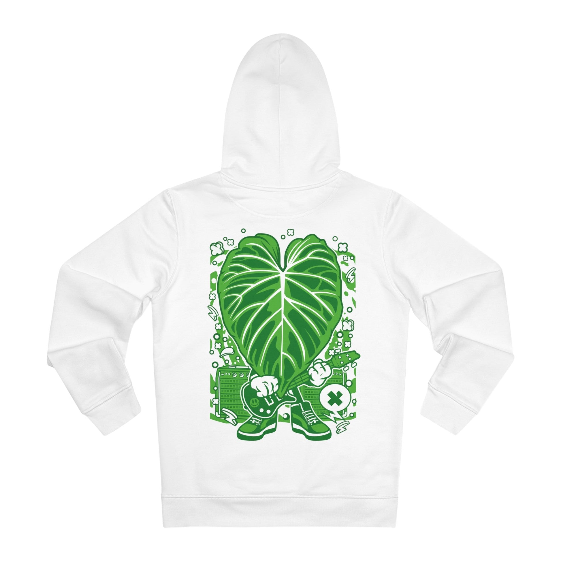 Printify Hoodie White / S Verucosum - Cartoon Plants - Hoodie - Back Design