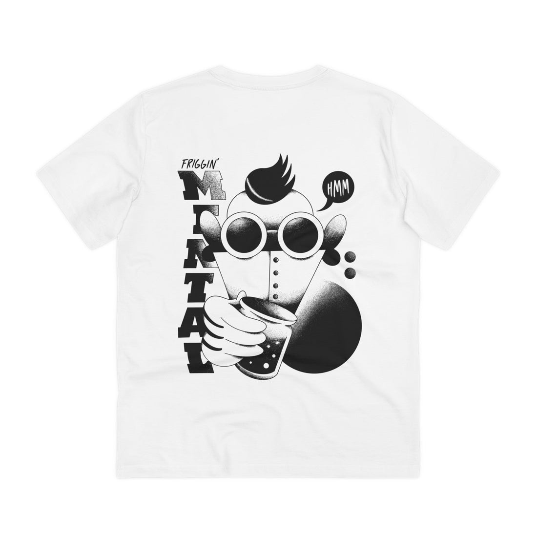Printify T-Shirt White / 2XS Villains Mental Monster - Evil Characters - Back Design