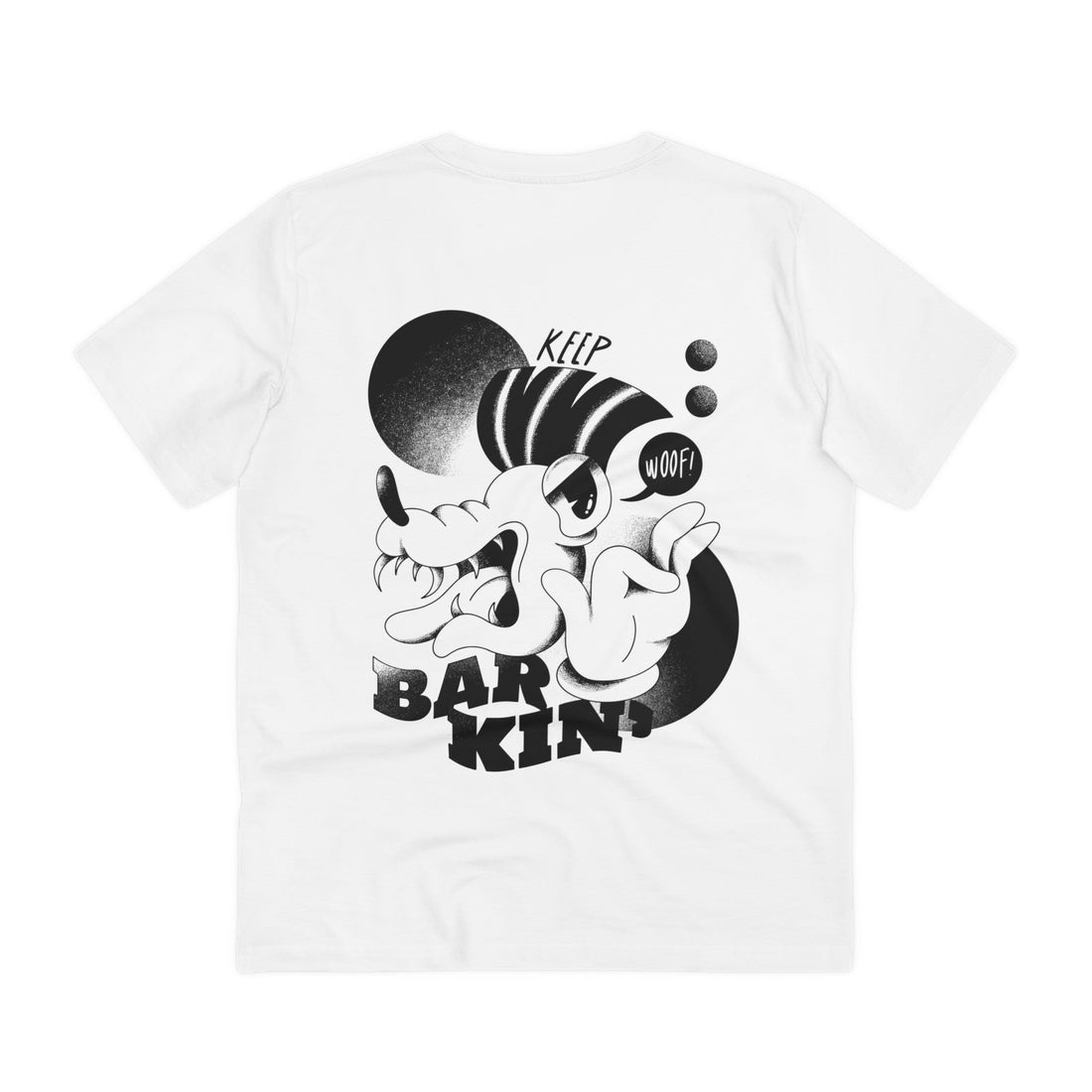Printify T-Shirt White / 2XS Villian Dog Monster - Evil Characters - Back Design