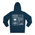 Printify Hoodie French Navy / S Vision Believe - Streetwear - Berlin Reality - Hoodie - Back Design