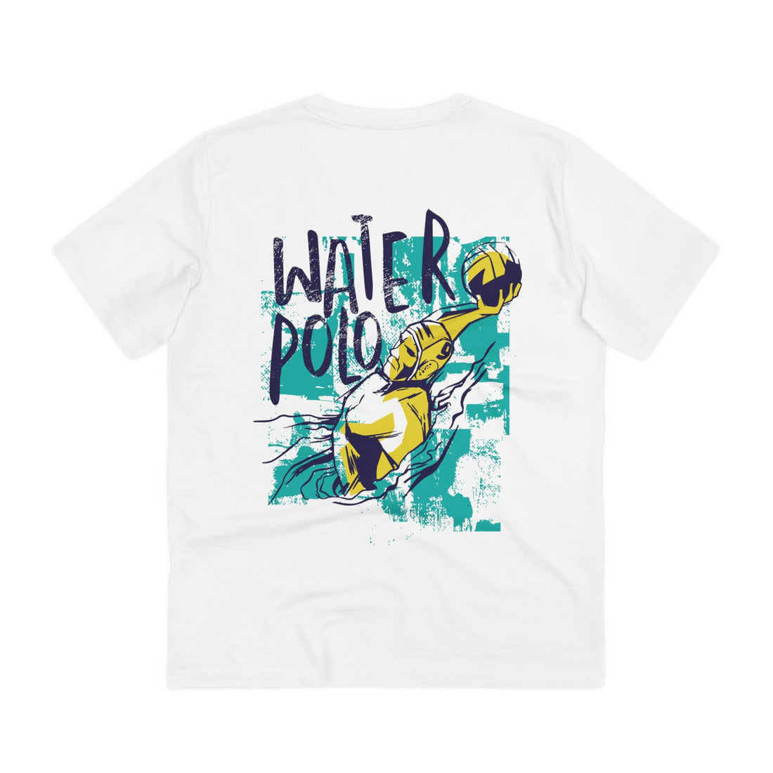 Printify T-Shirt White / 2XS Water Polo Man - Grunge Sports - Back Design
