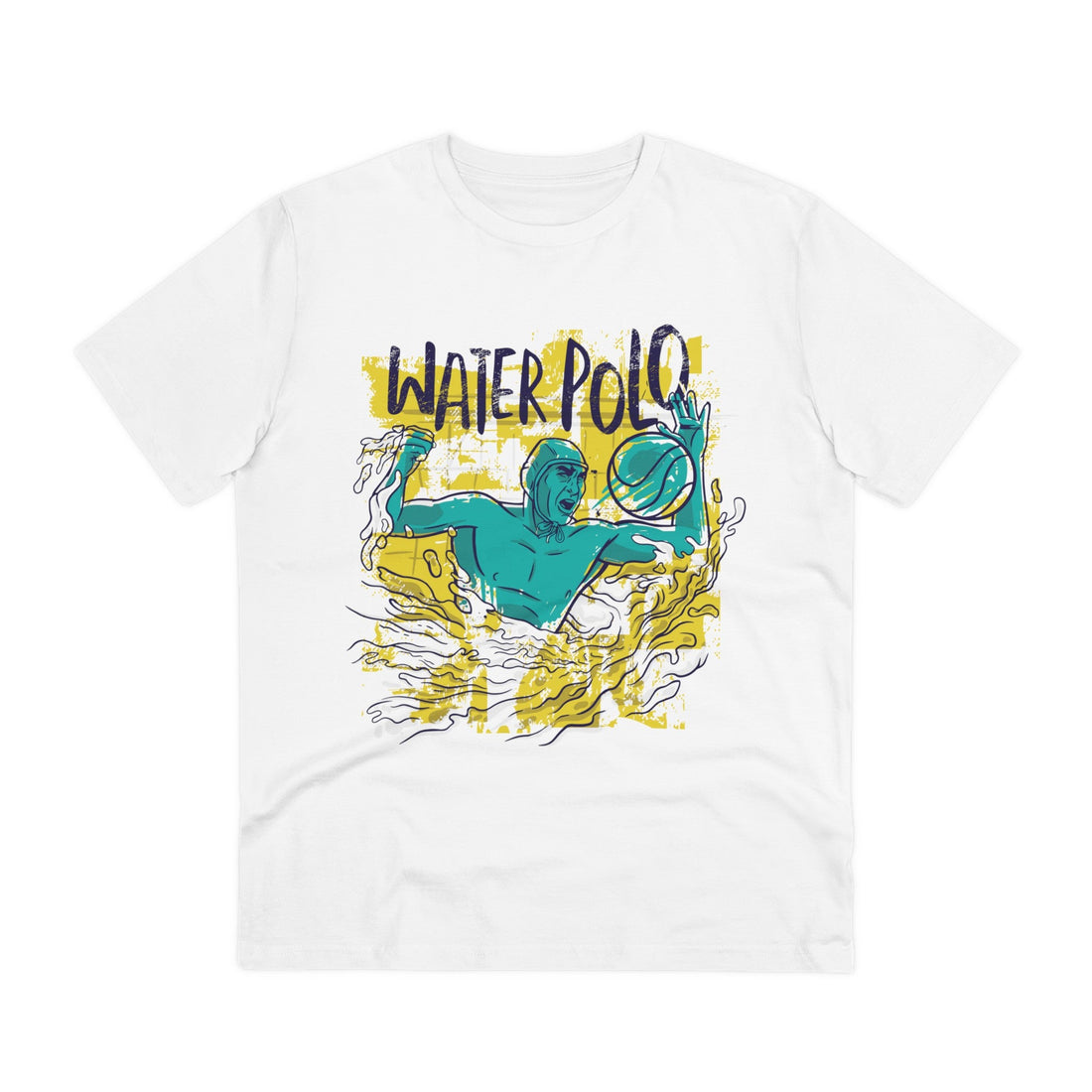 Printify T-Shirt White / 2XS Water Polo Man two - Grunge Sports - Front Design