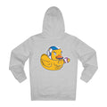 Printify Hoodie Heather Grey / S Water Polo swimmer - Rubber Duck - Hoodie - Back Design