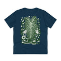 Printify T-Shirt French Navy / 2XS Xanthosoma Lindenii - Cartoon Plants - Back Design
