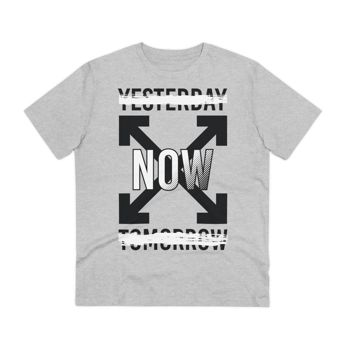 Printify T-Shirt Heather Grey / 2XS Yesterday Now Tomorrow - Streetwear - Level X - Front Design