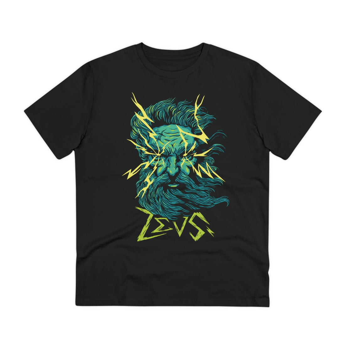 Printify T-Shirt Black / 2XS Zeus - Greek Mythology - Front Design