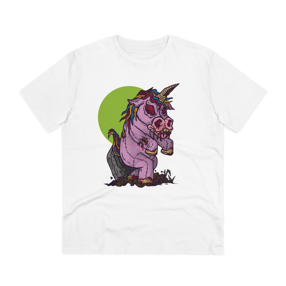 Printify T-Shirt White / 2XS Zombiecorn - Unicorn World - Front Design
